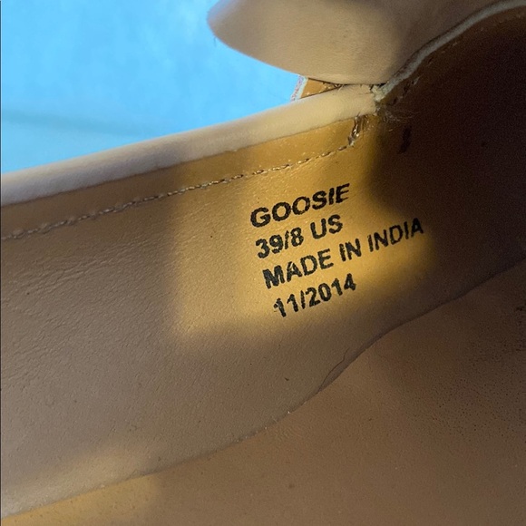 Dune London Women's Blush Pink Leather Kiltie Loafers Tassels Slip on Goosie - Picture 14 of 14